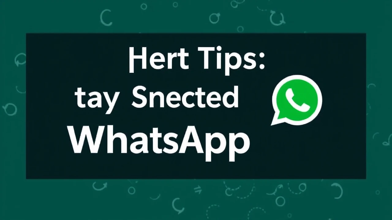 Expert Tips: How to Stay Connected with WhatsApp Web Anywhere