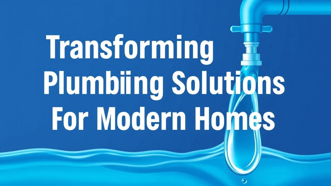 Transforming Plumbing Solutions for Modern Homes