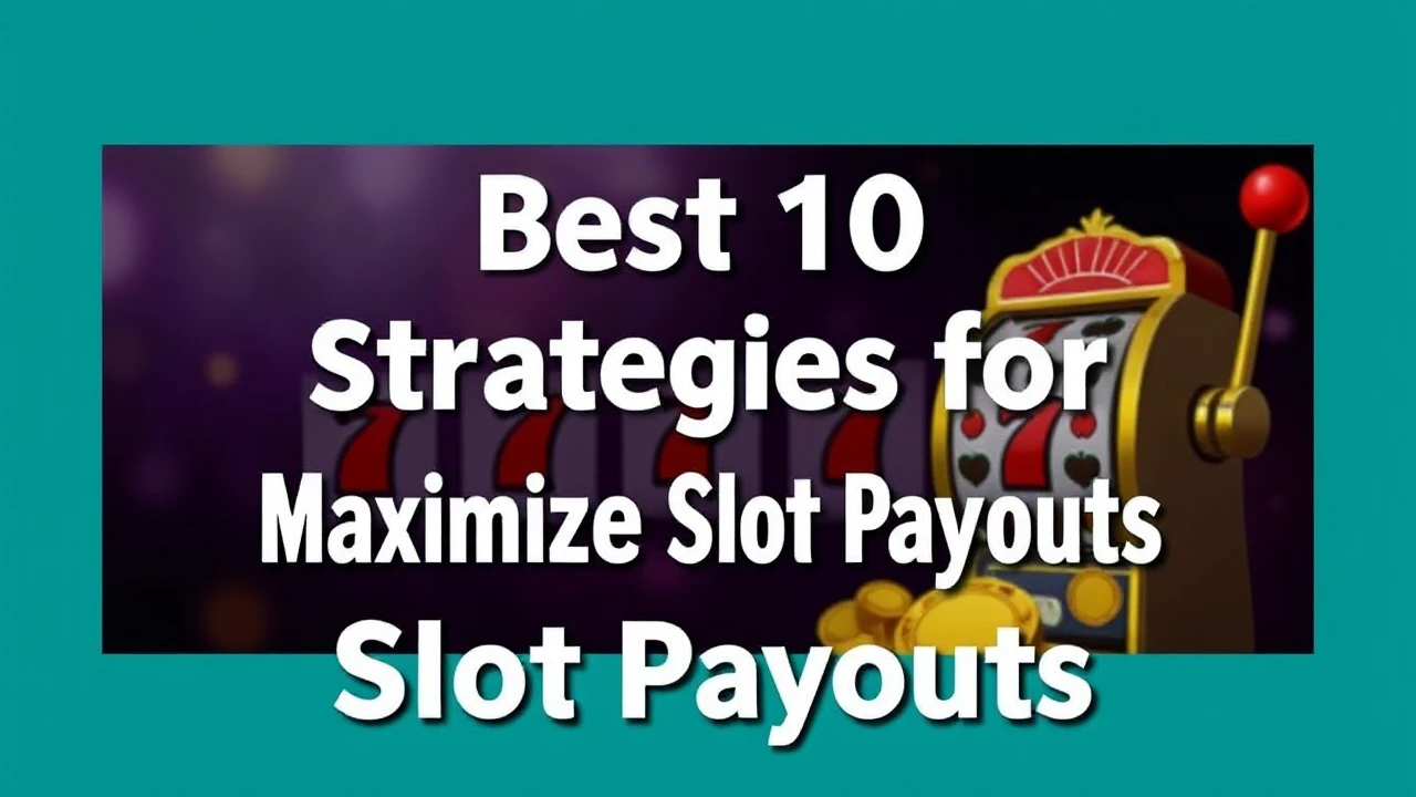 Best 10 Strategies for Maximizing Slot Payouts